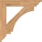 Ekena Millwork Imperial Traditional Smooth Bracket, Western Red Cedar, 3 1/2"W x 24"D x 24"H BKT04X24X24IMP01SWR - alternate 4